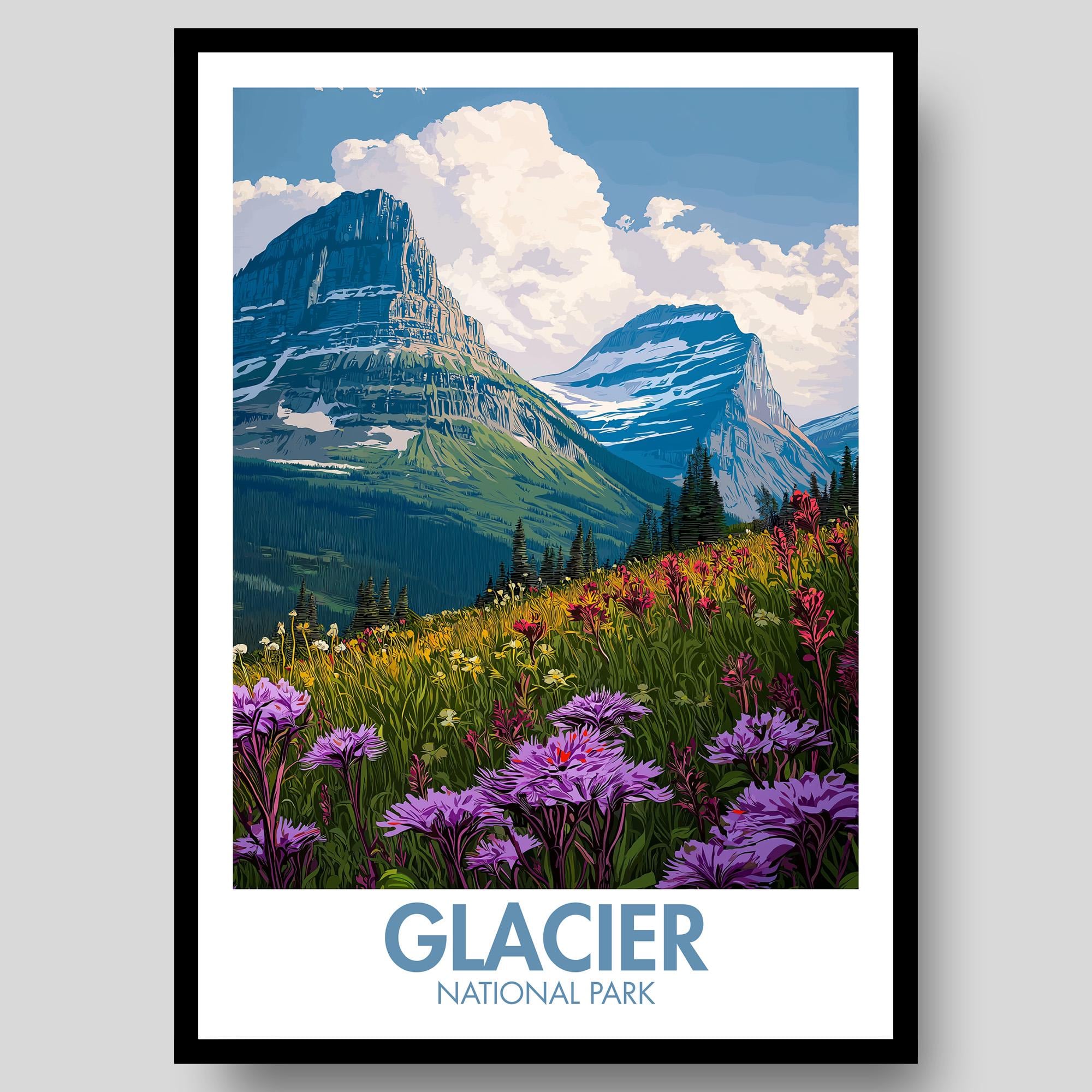 Glacier National Park Poster