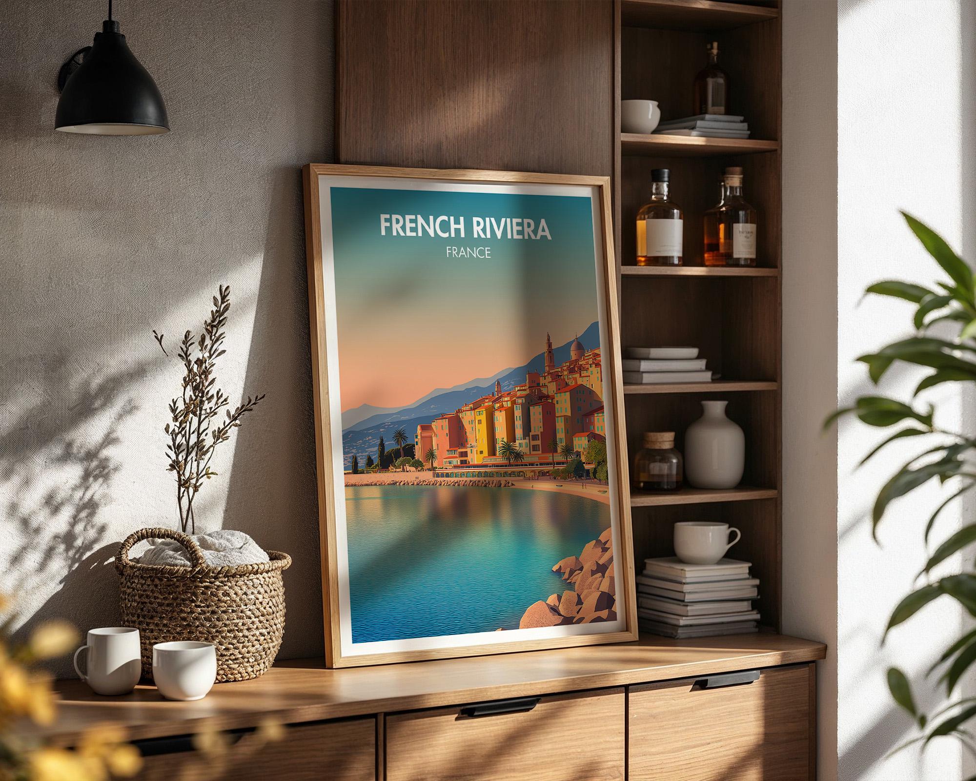 French Riviera Poster