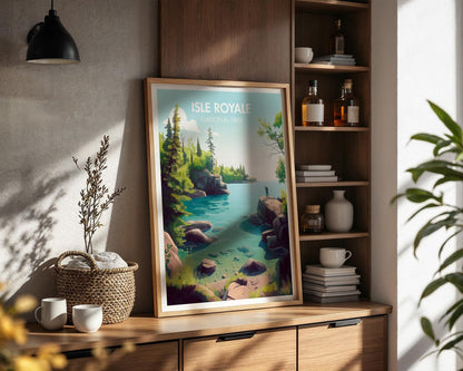 Isle Royale National Park Poster