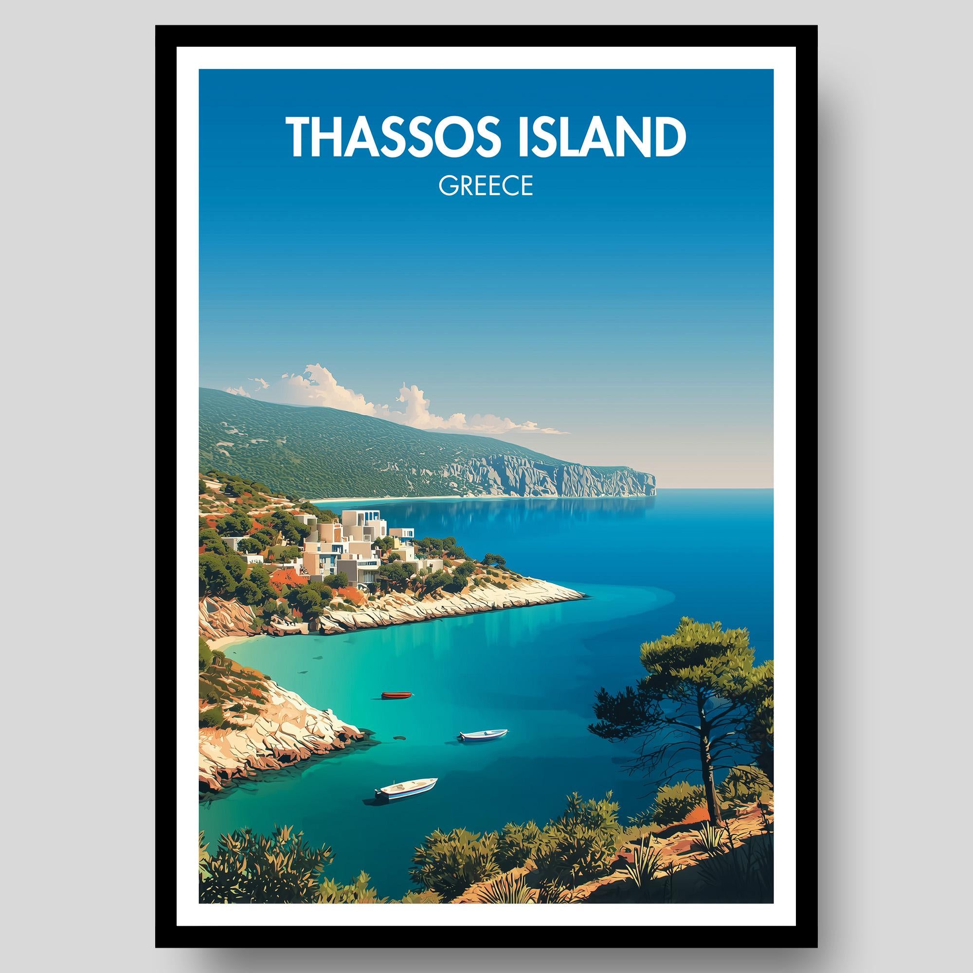 Thassos Island Poster