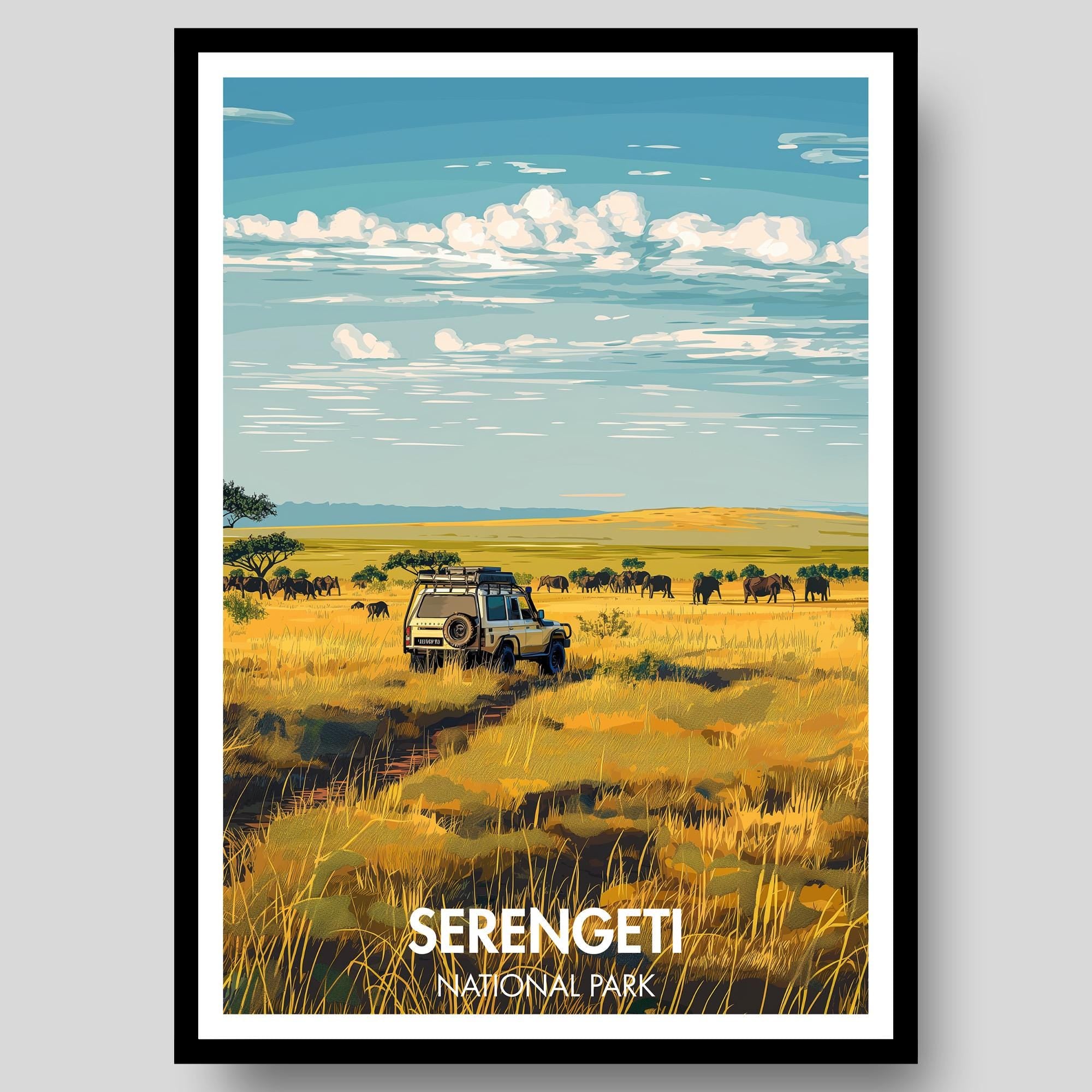 Serengeti National Park Poster