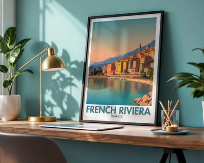 French Riviera Poster