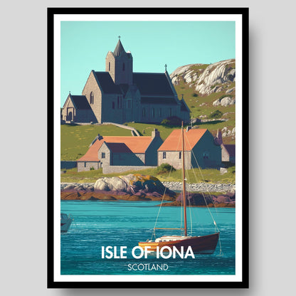 Isle Of Iona Poster