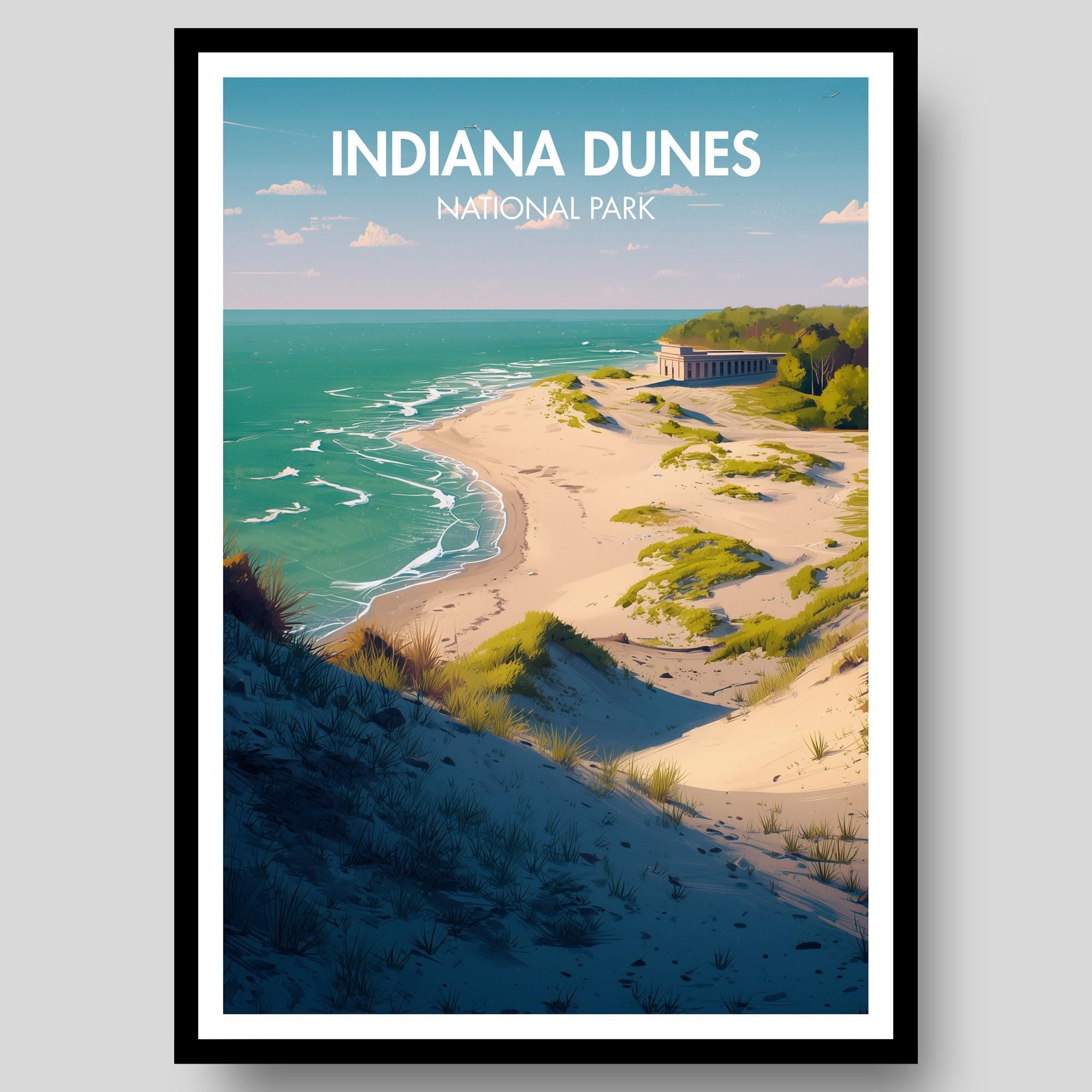Indiana Dunes Poster