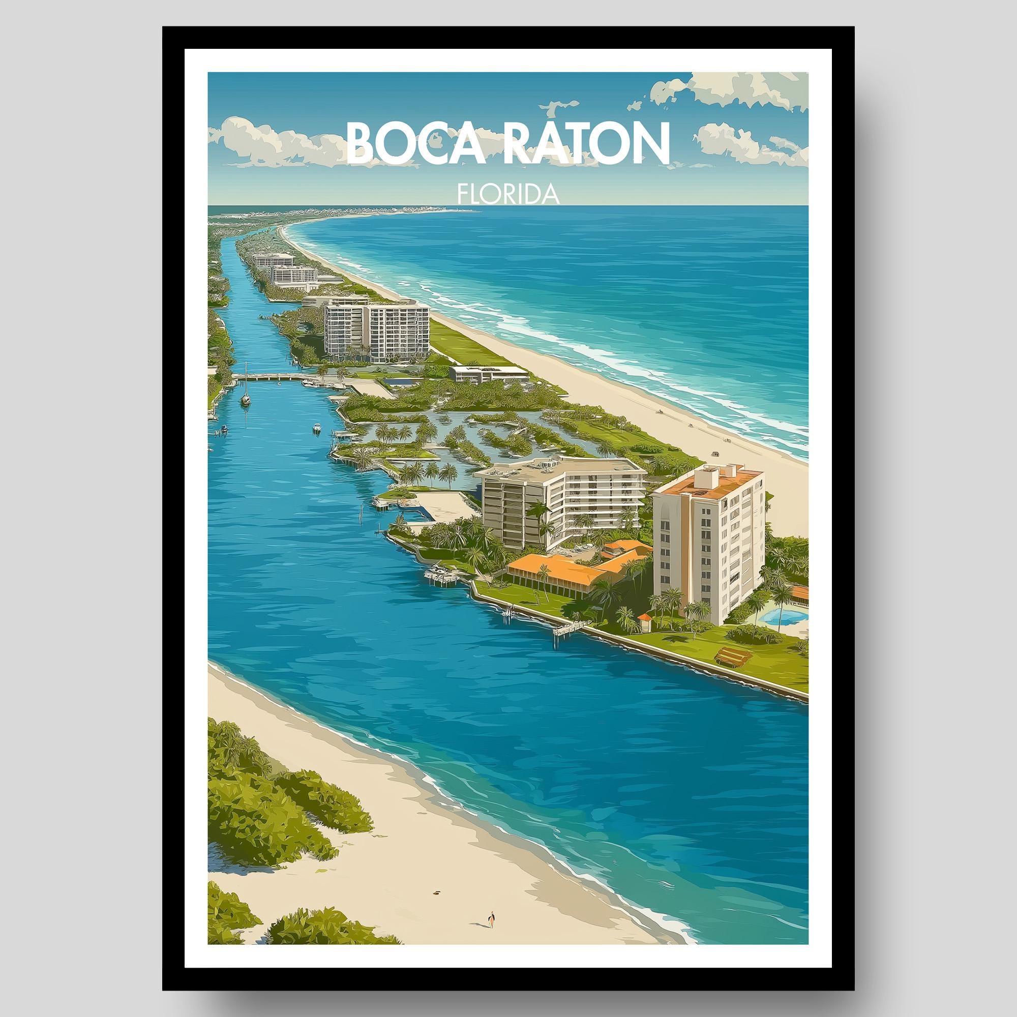 Boca Raton Poster