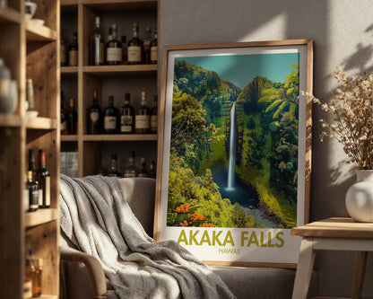 Akaka Falls Poster