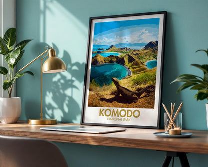 Komodo National Park Poster