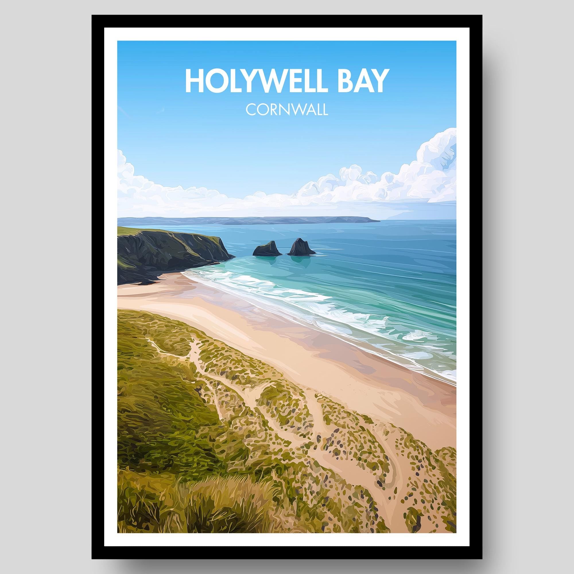 Holywell Bay Poster