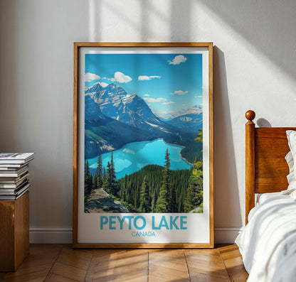 Peyto Lake Poster