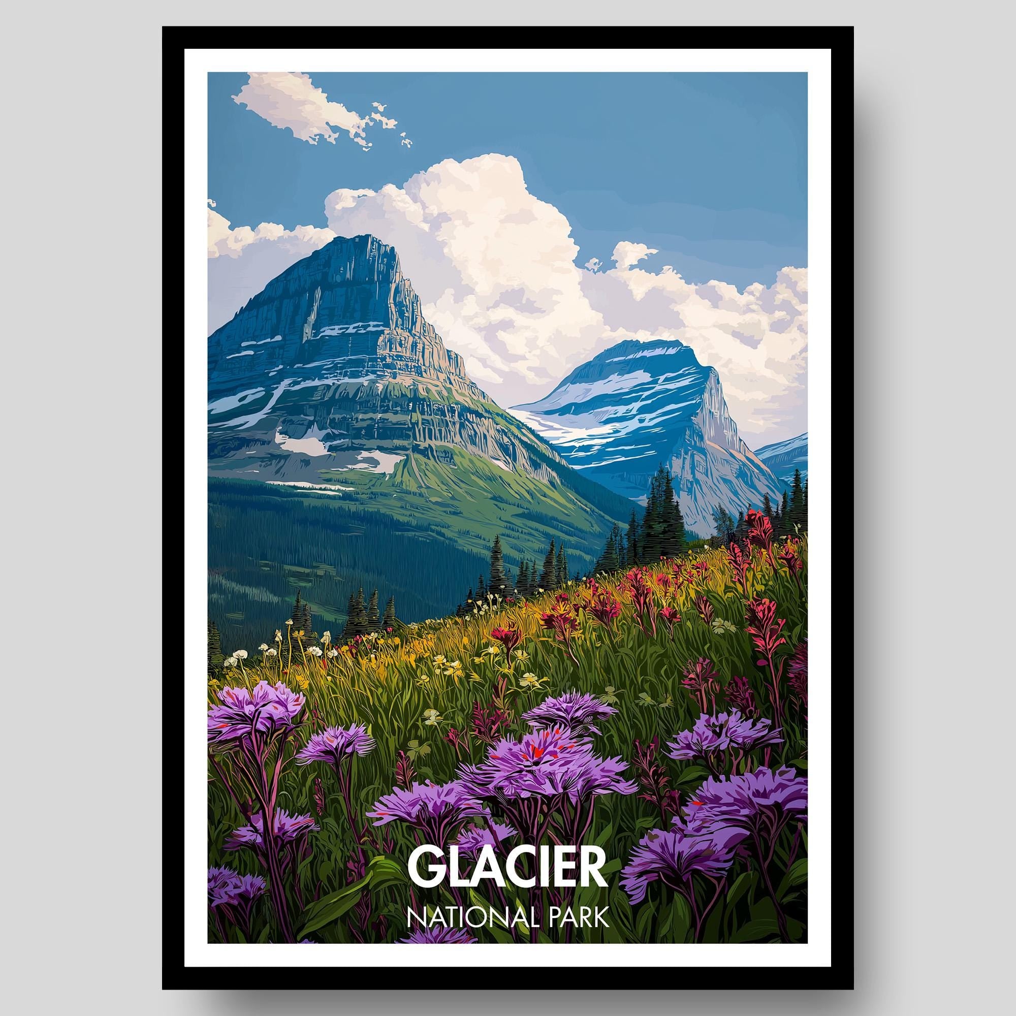 Glacier National Park Poster