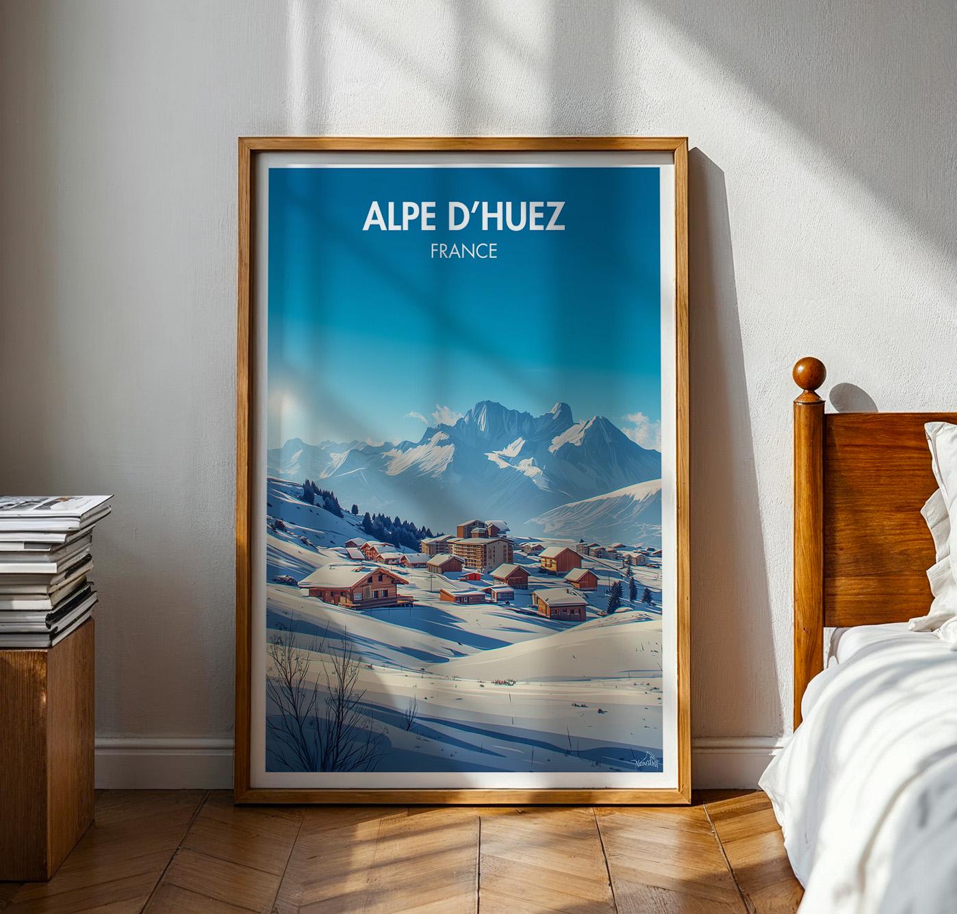 Alpe D'Huez Poster
