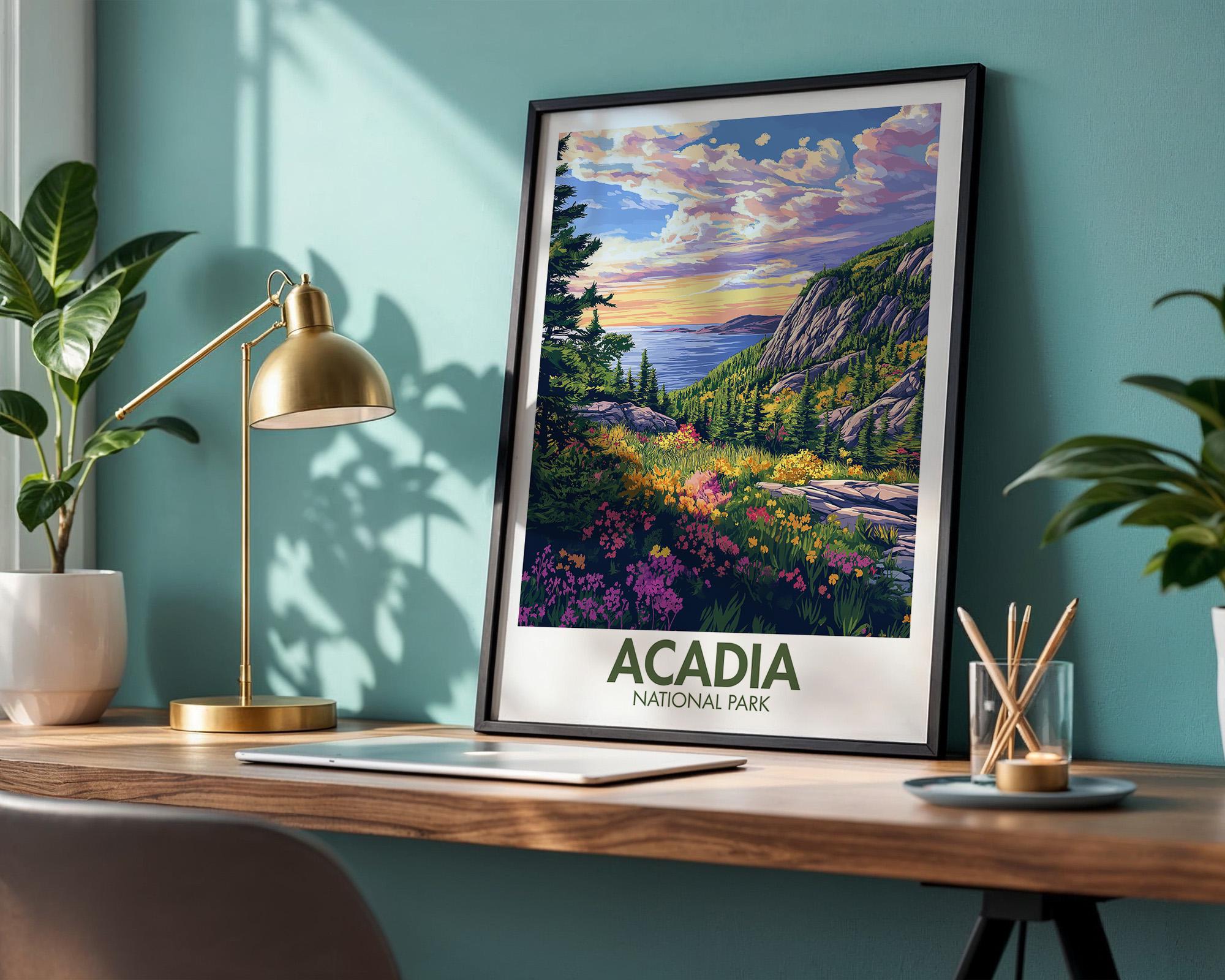 Acadia National Park Poster