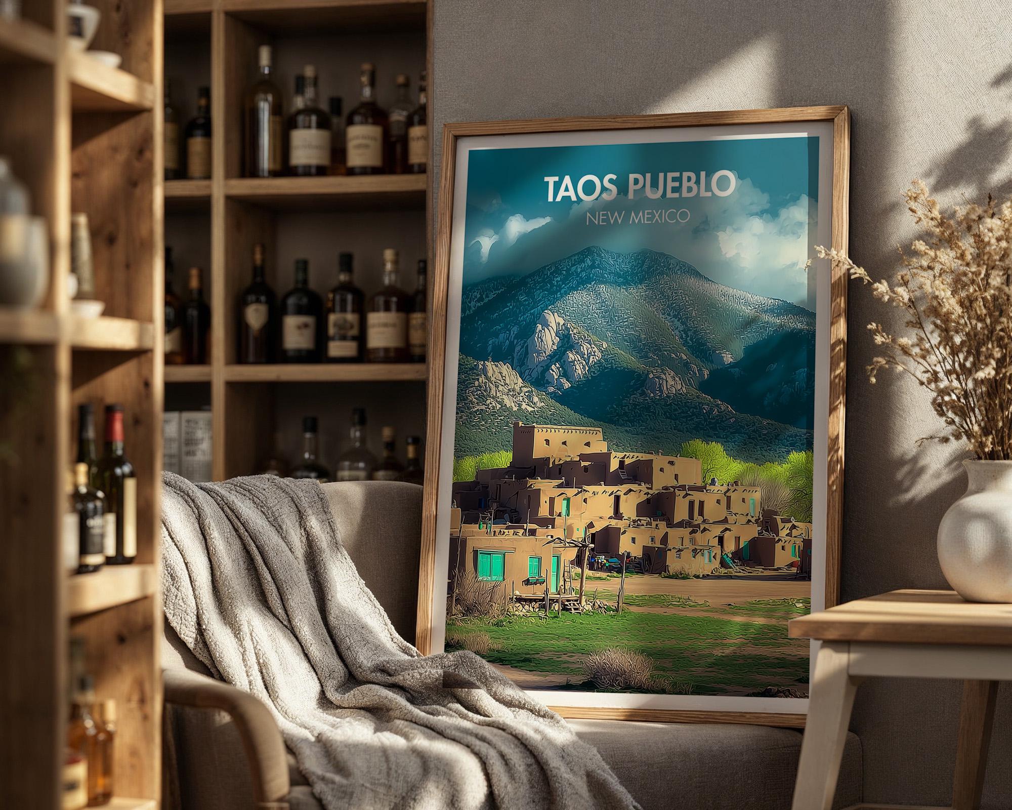 Taos Pueblo Poster
