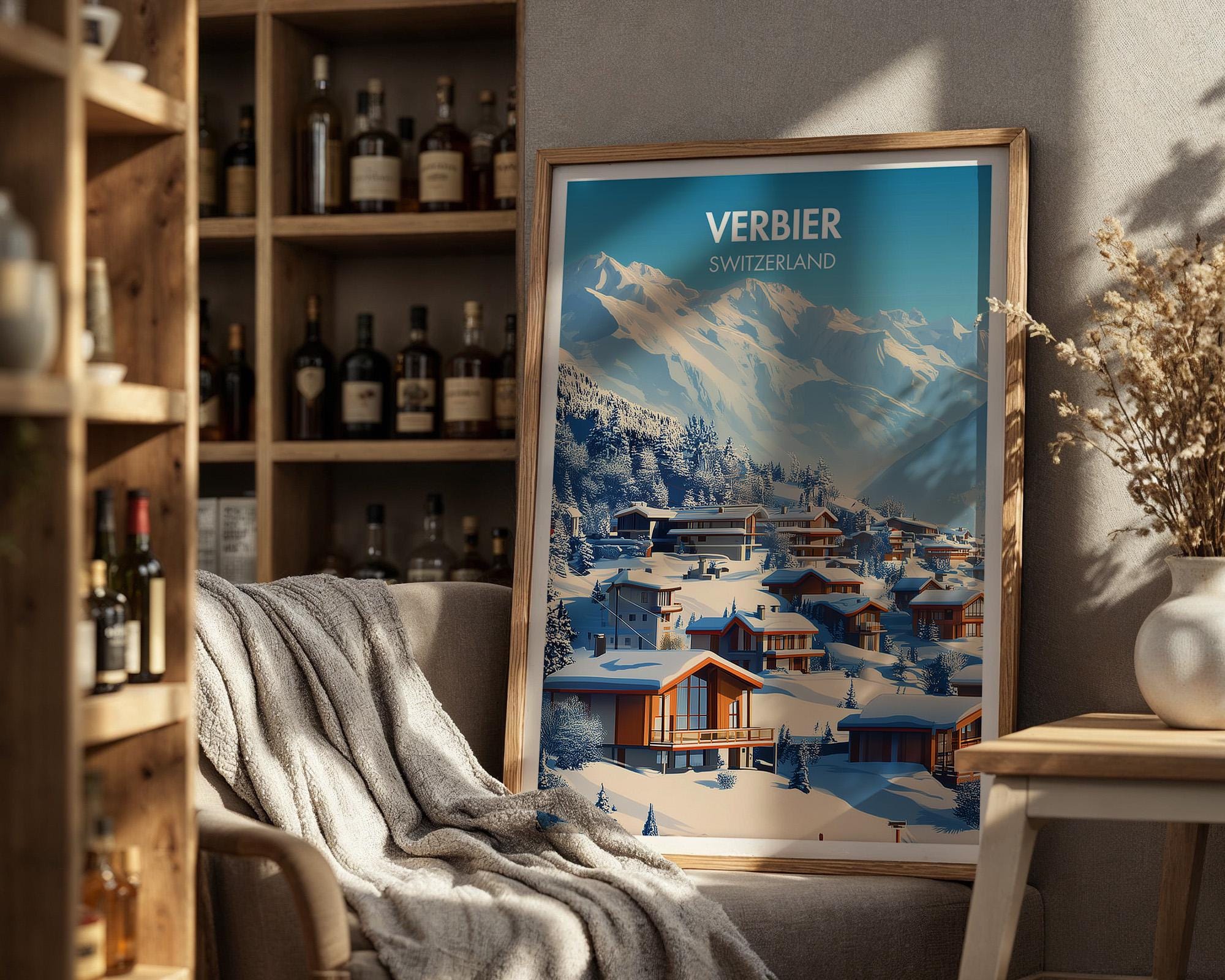 Verbier Ski Resort Poster