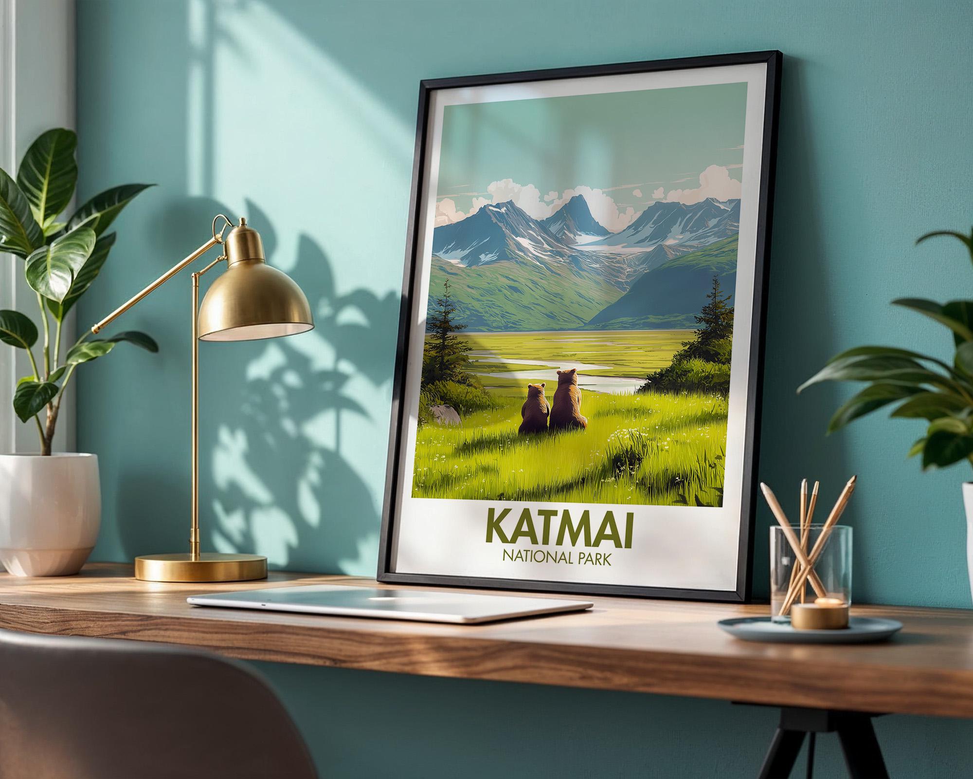 Katmai National Park Poster
