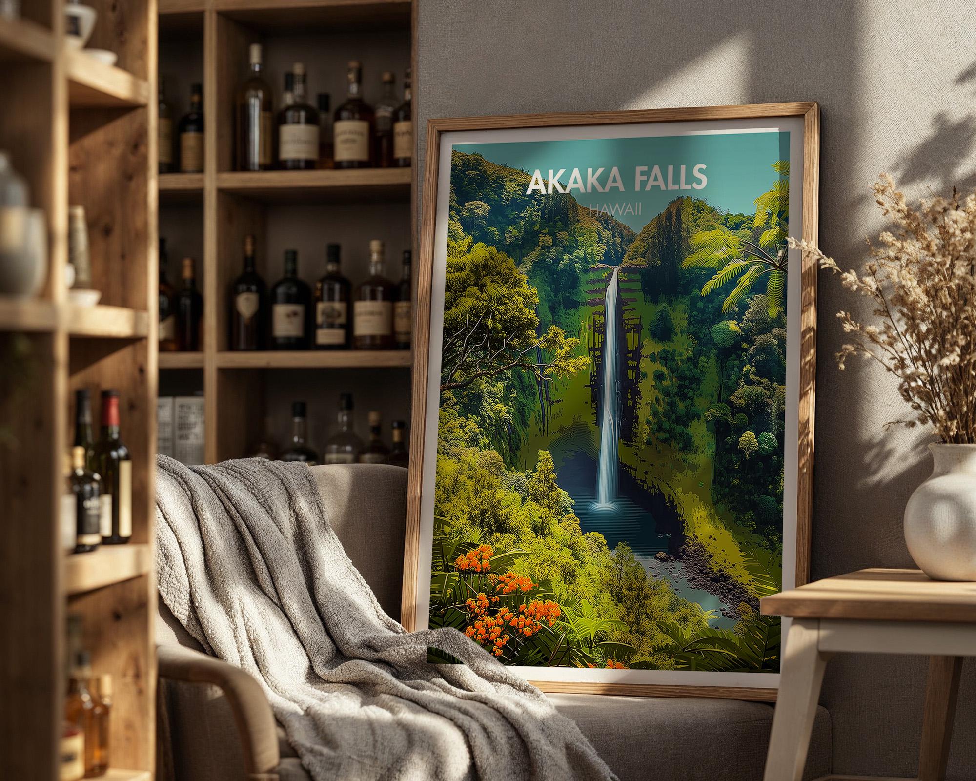Akaka Falls Poster