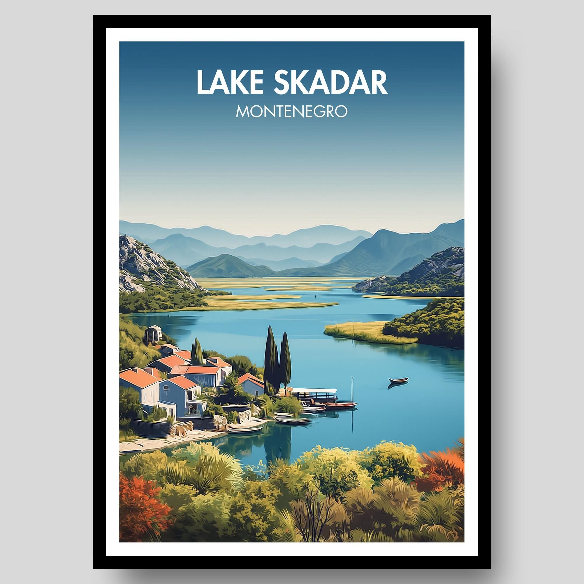 Lake Skadar Poster