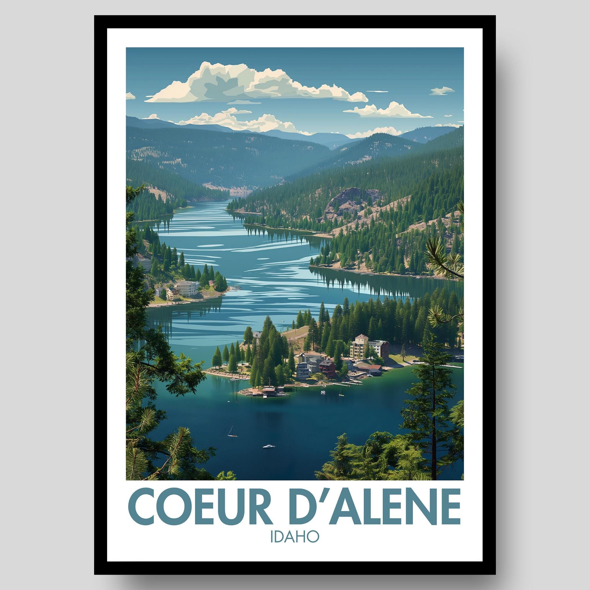 Coeur d���Alene Poster