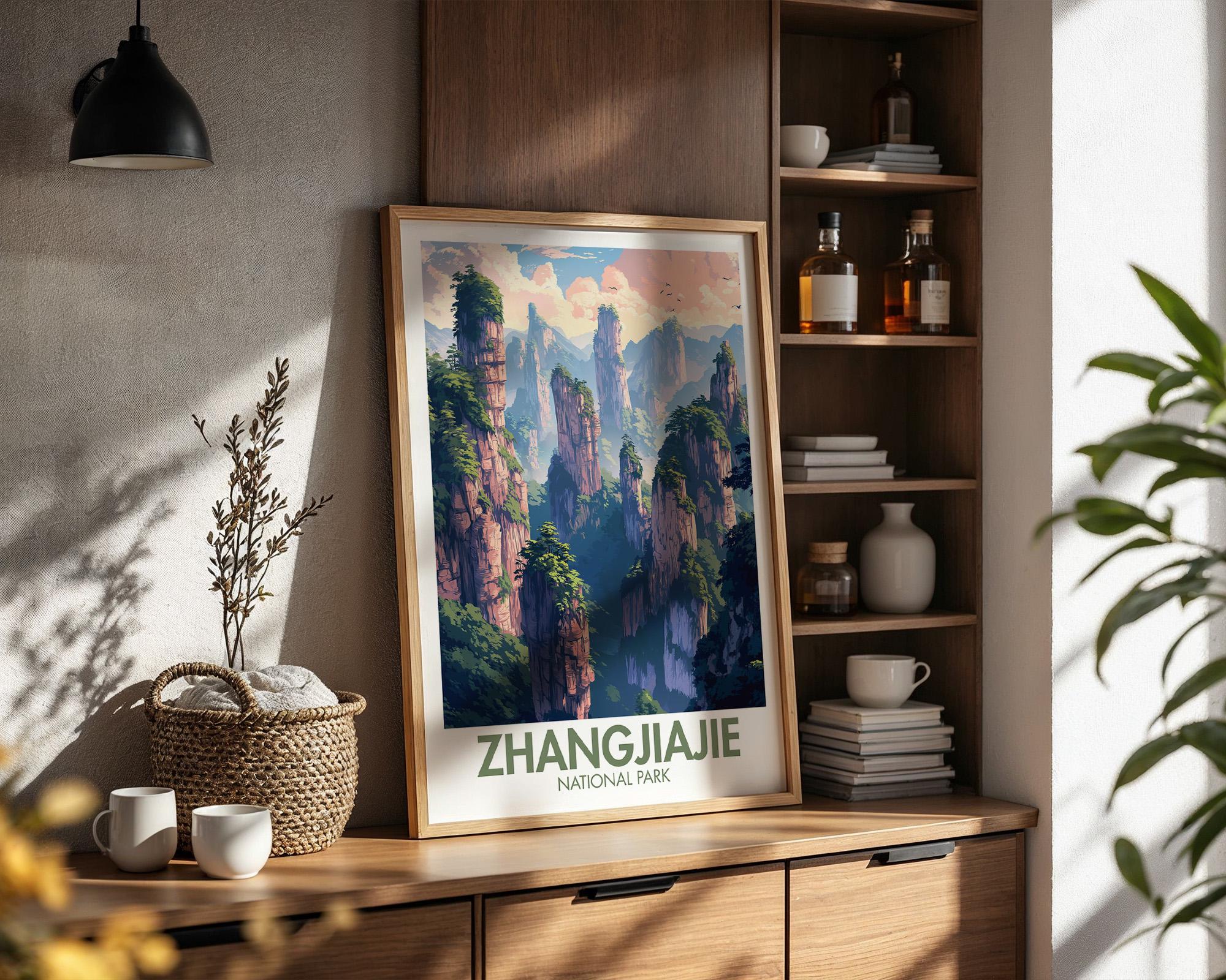Zhangjiajie National Park Poster