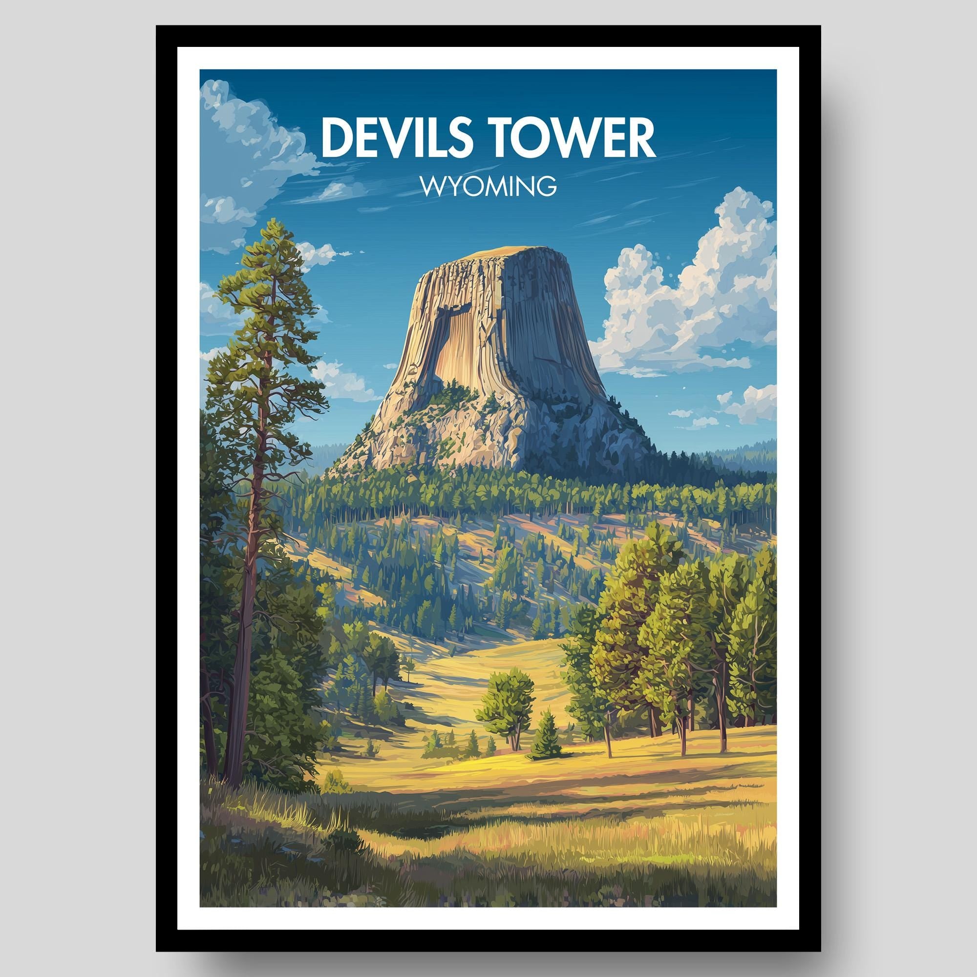 Devils Tower Poster