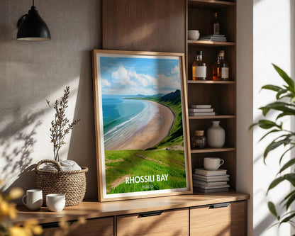 Rhossili Bay Poster