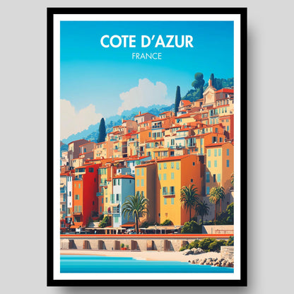C��te d���Azur Poster
