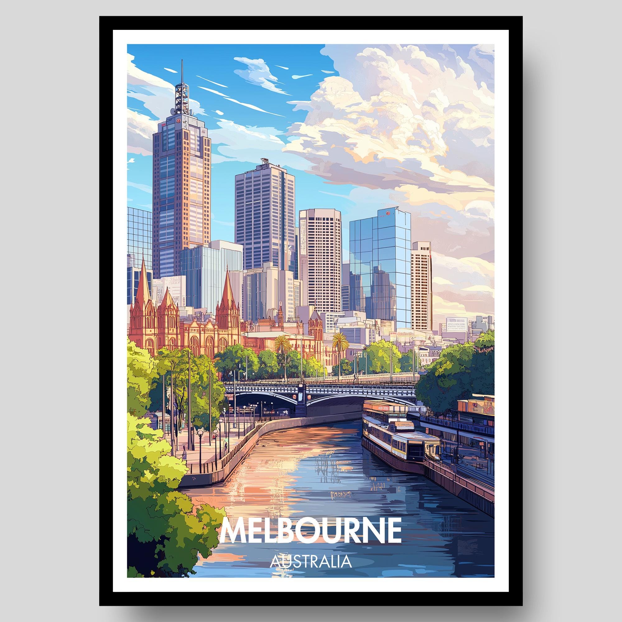 Melbourne Poster