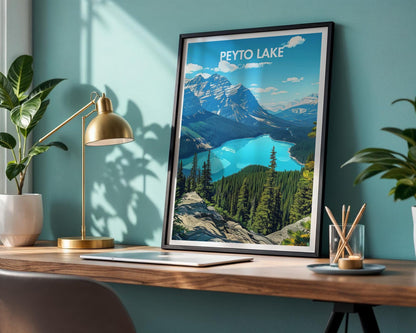 Peyto Lake Poster