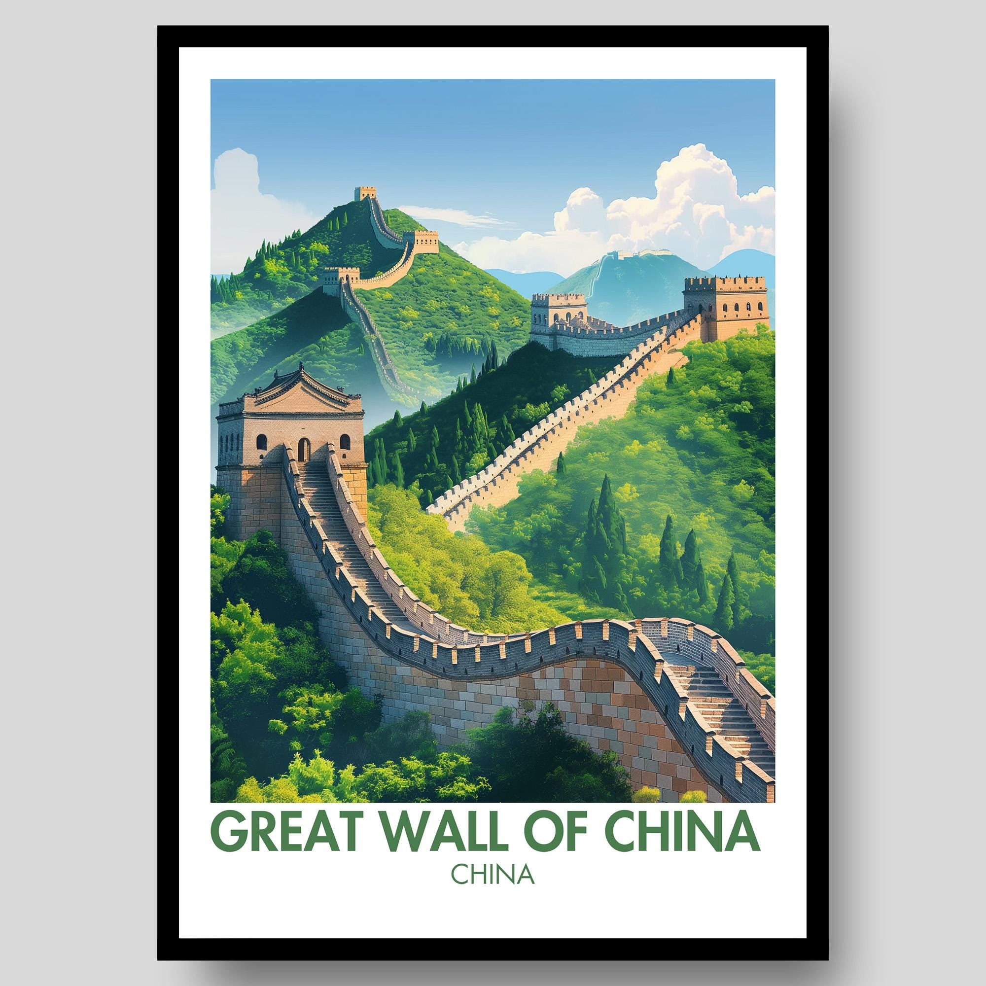 Great Wall Of China Poster