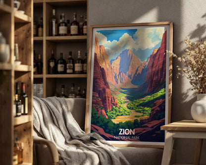 Zion National Park Poster