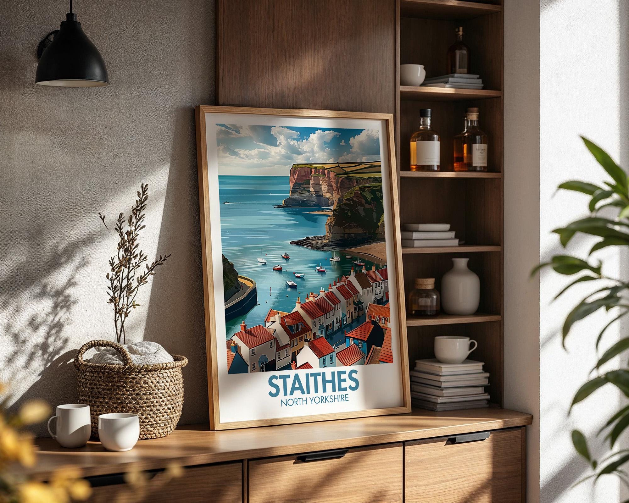 Staithes Poster