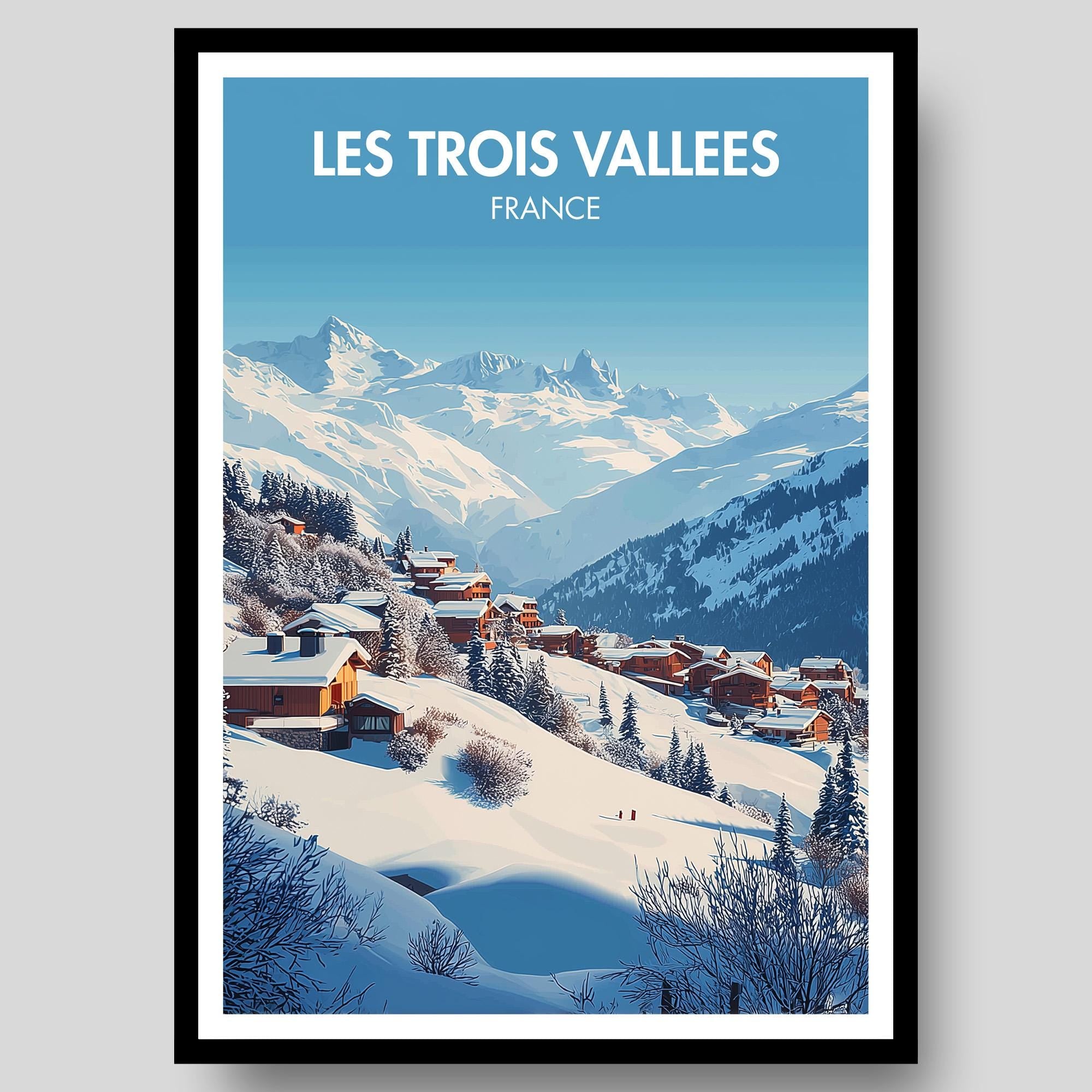 Les Trois Vallees Poster