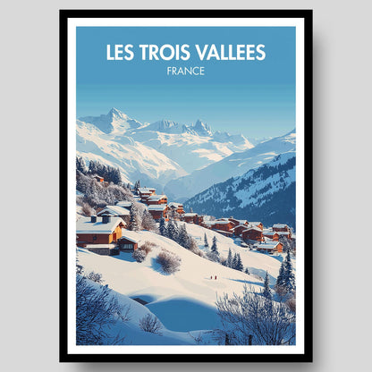 Les Trois Vallees Poster