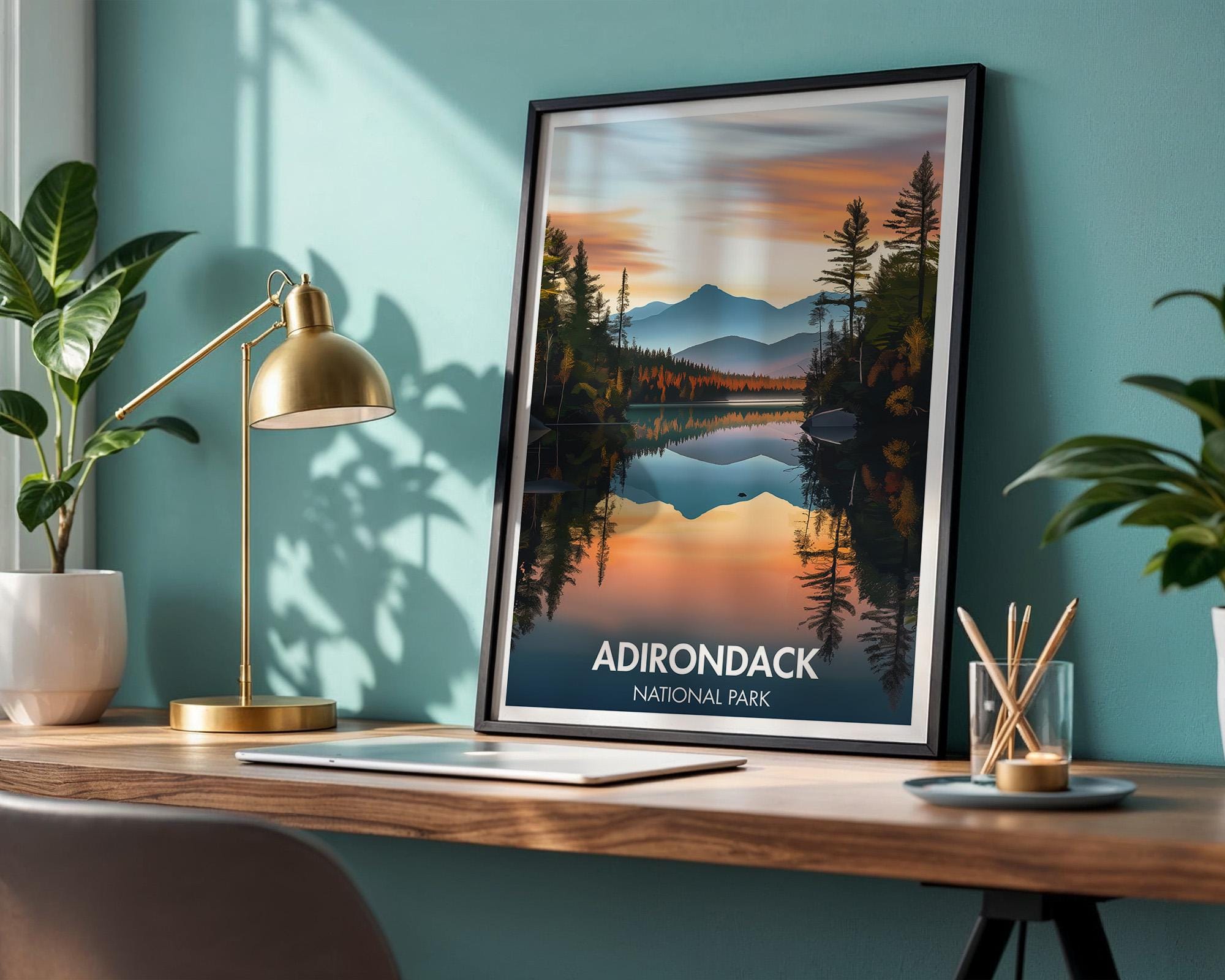 Adirondacks National Park Poster