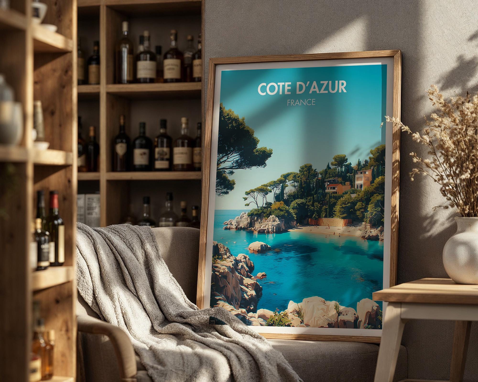C��te d���Azur Poster