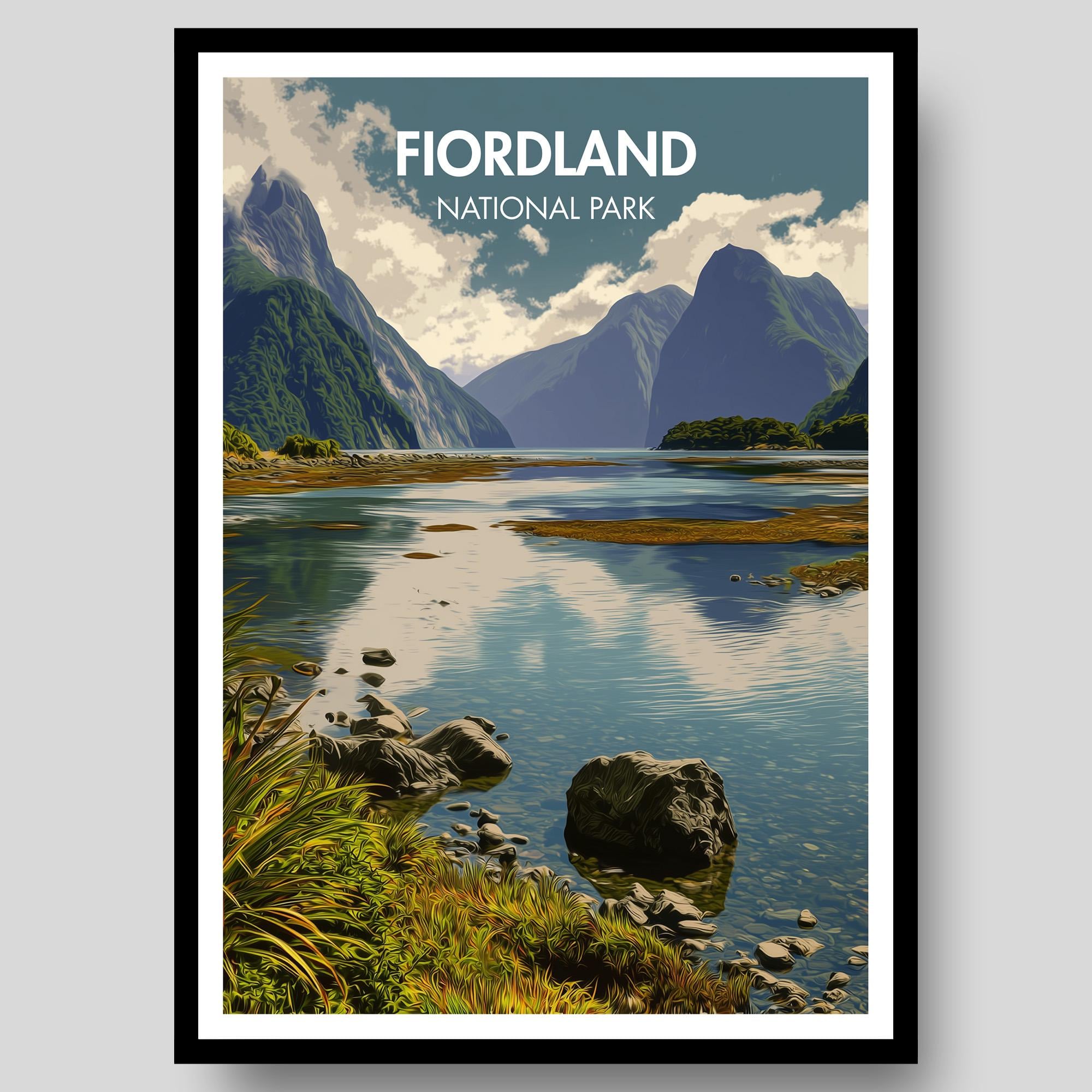 Fiordland National Park Poster