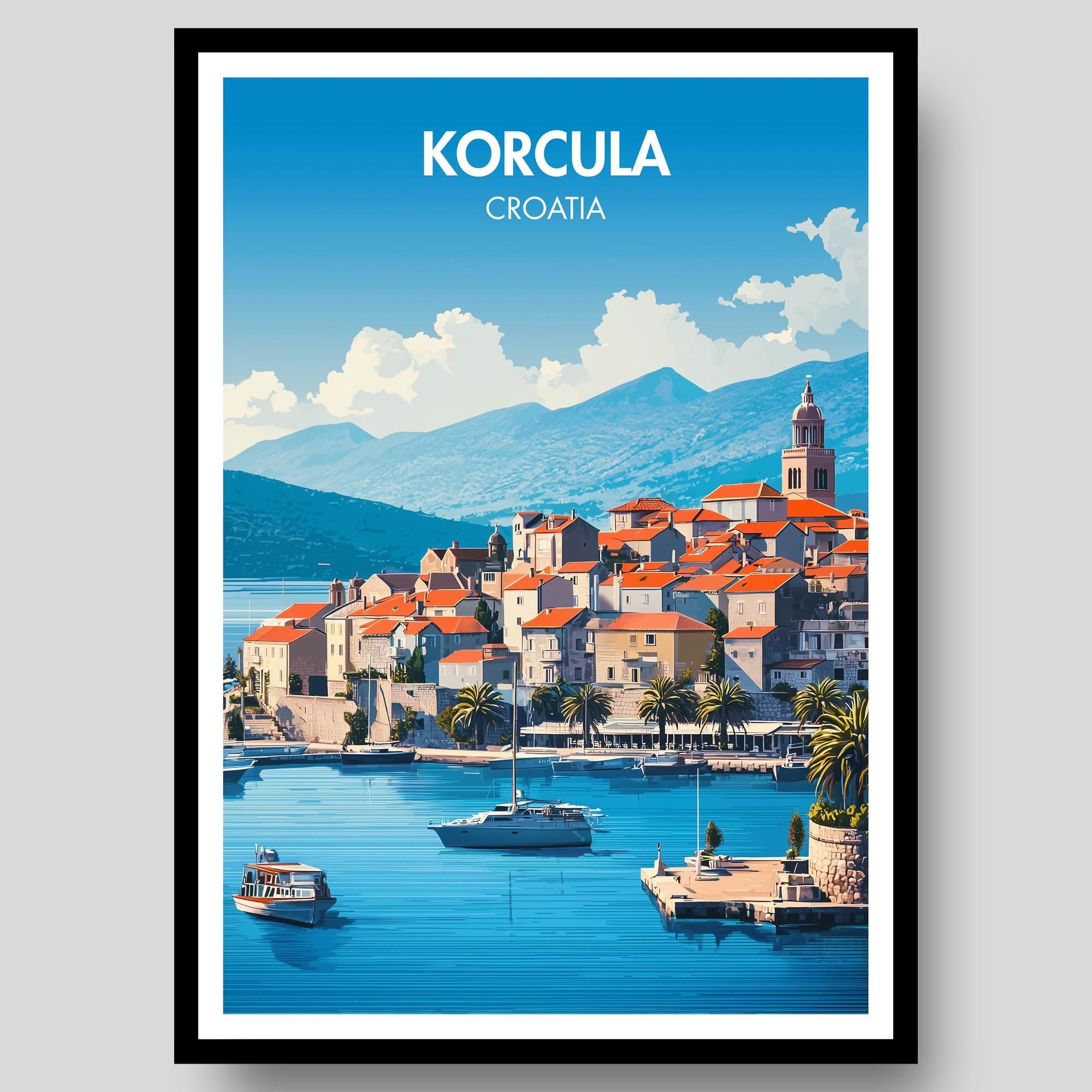 Korcula Poster