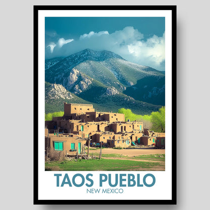 Taos Pueblo Poster