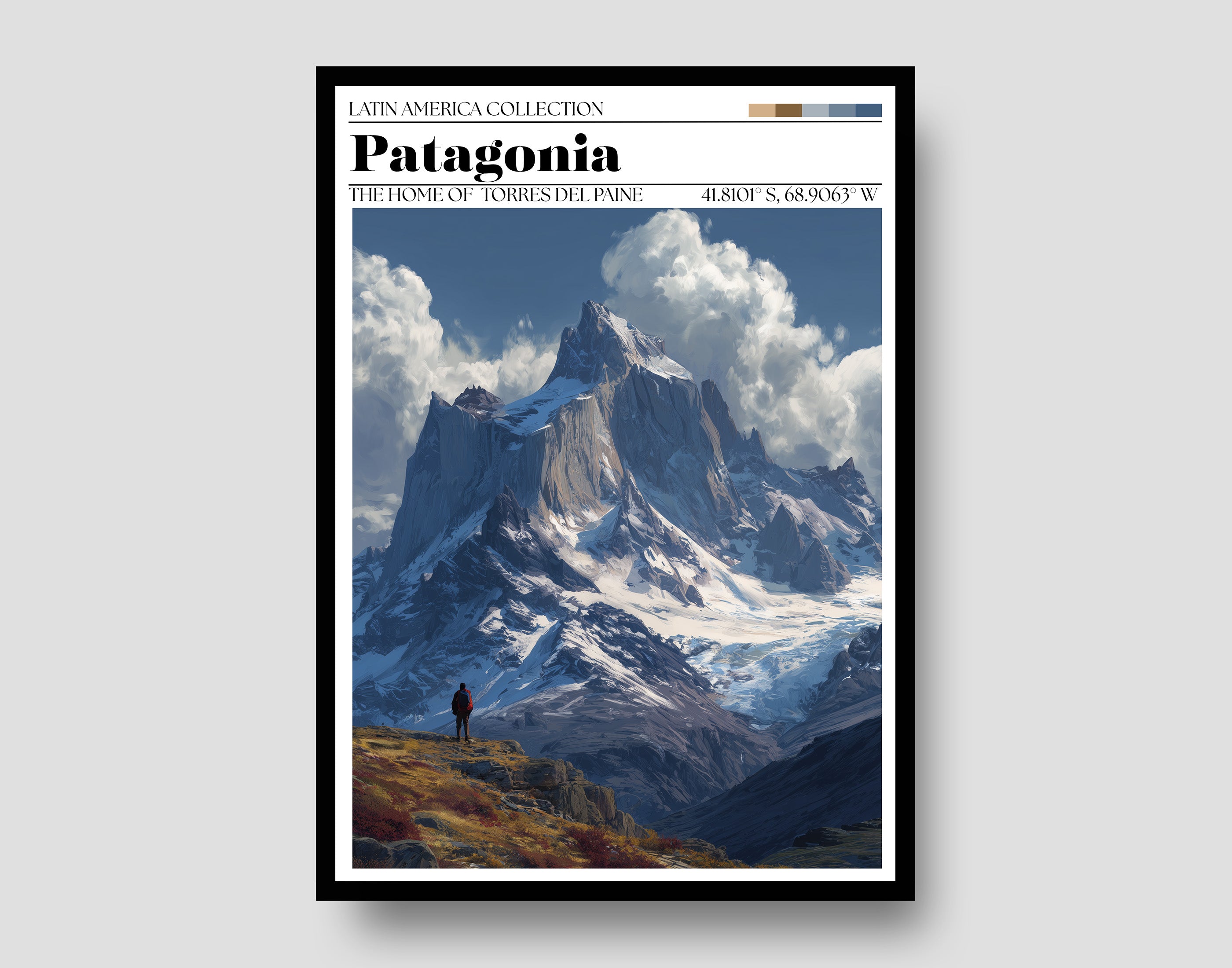 Torres Del Paine Patagonia Poster