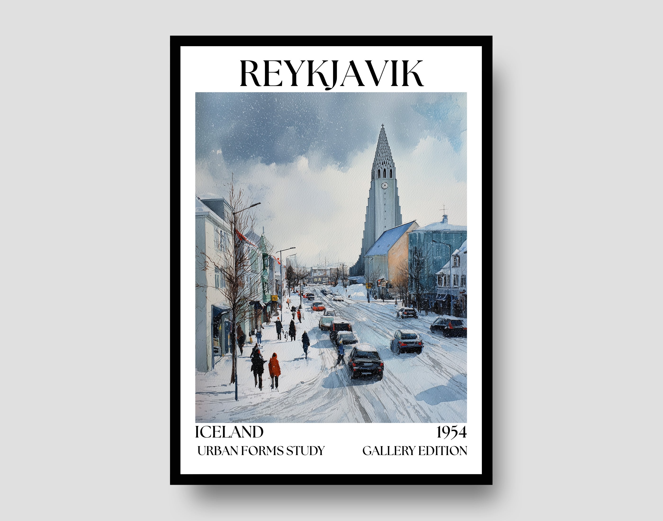 Reykjavik Henri Mattise Poster