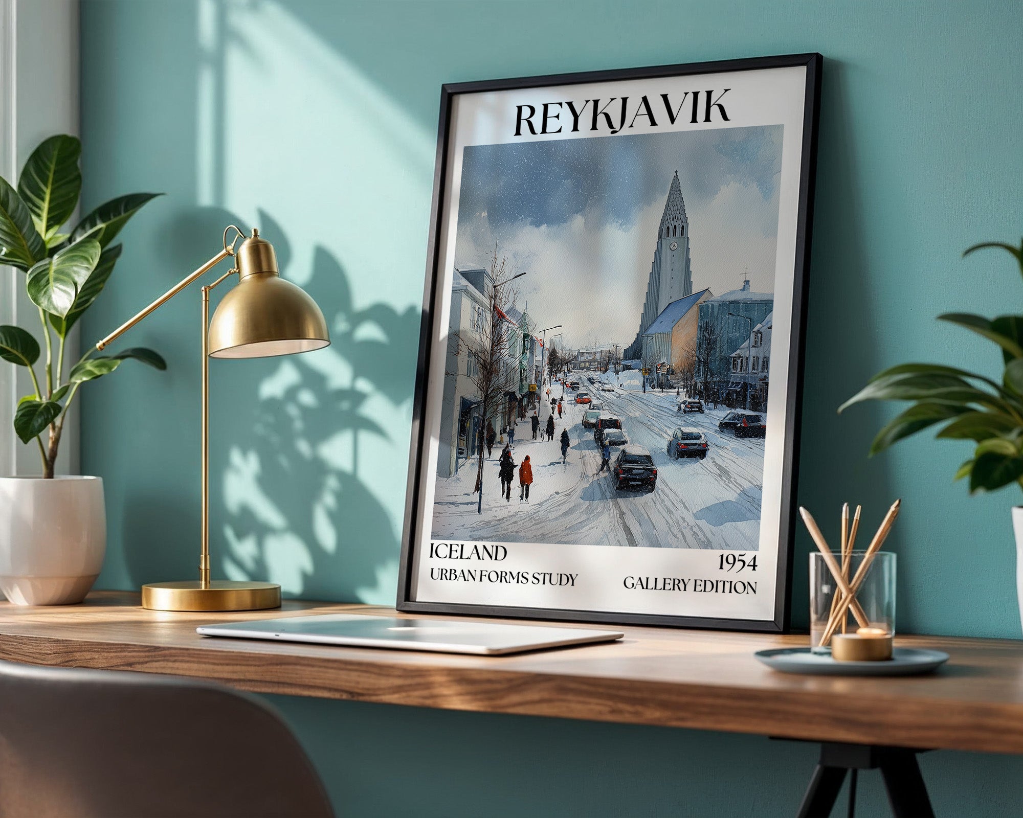 Reykjavik Henri Mattise Poster