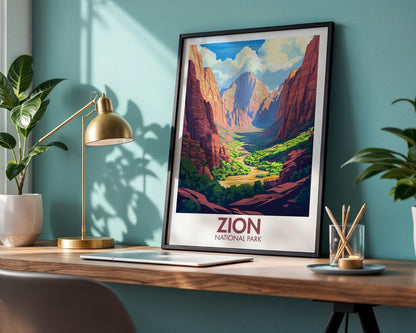 Zion National Park Poster