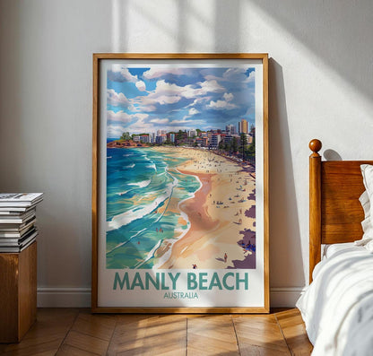 Manly Beach Poster