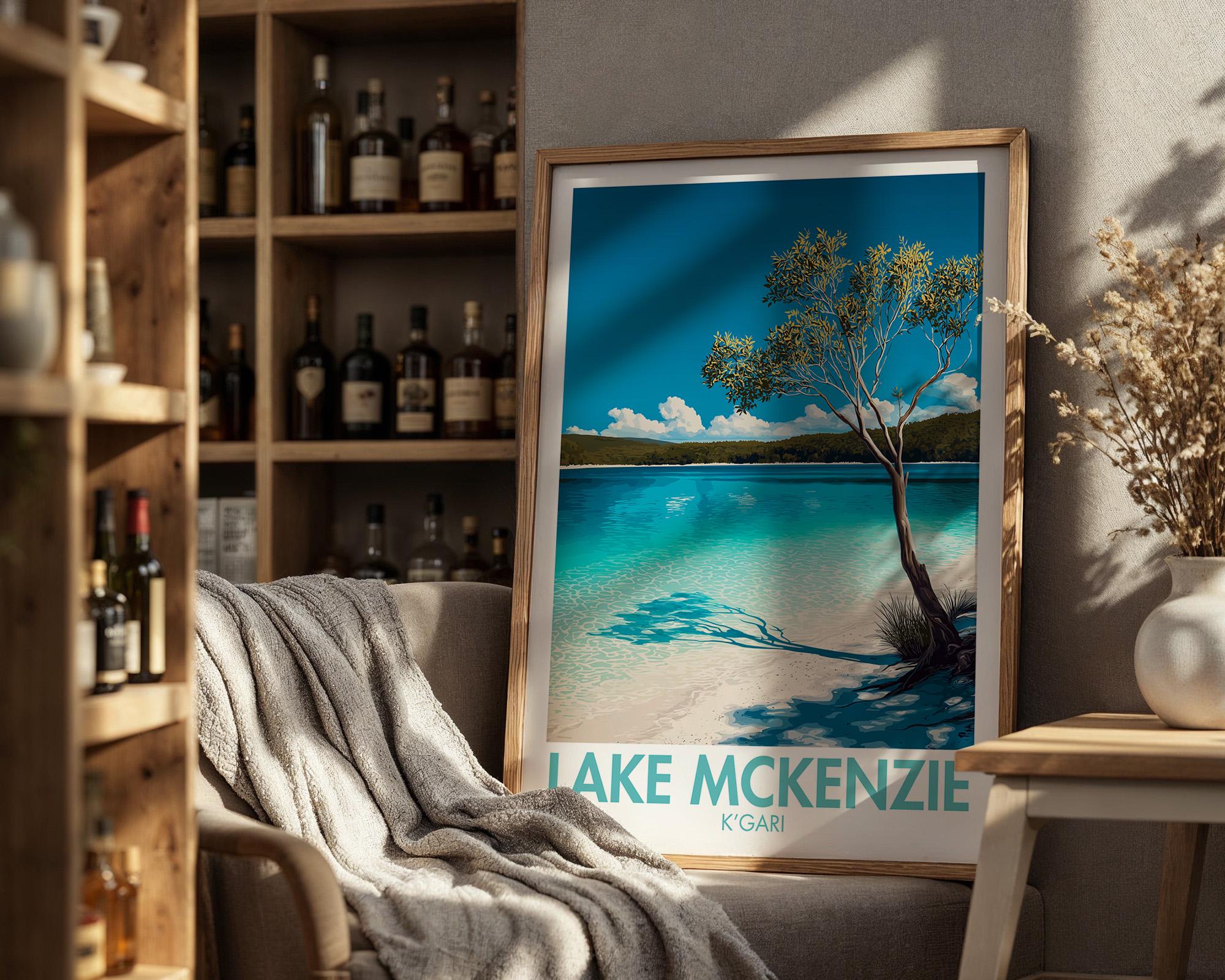 Lake Mckenzie Poster