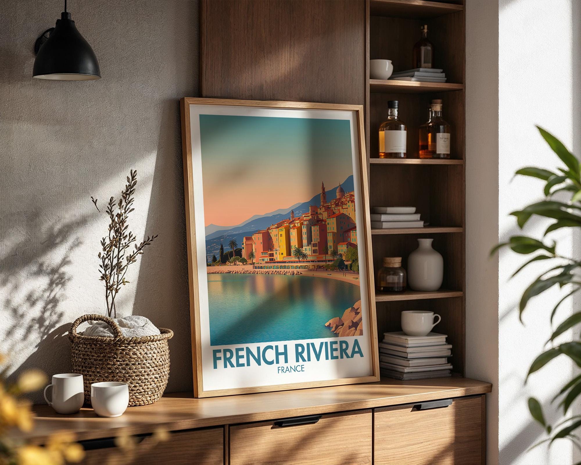 French Riviera Poster