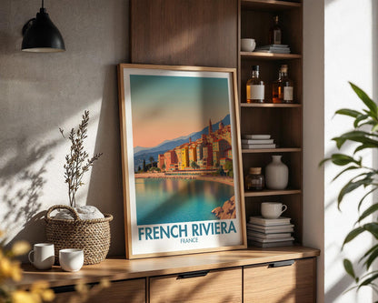 French Riviera Poster