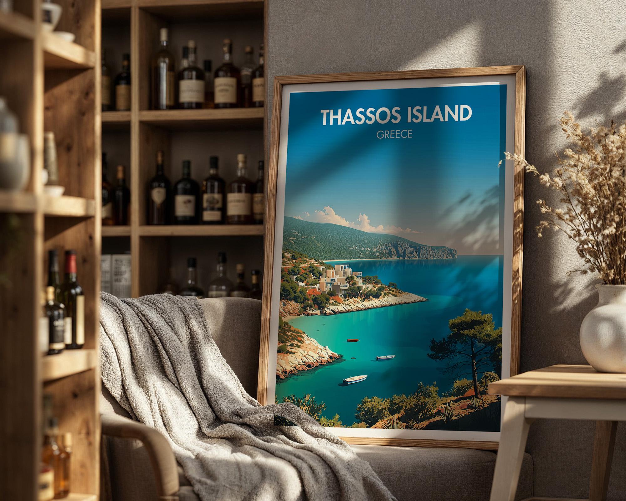 Thassos Island Poster