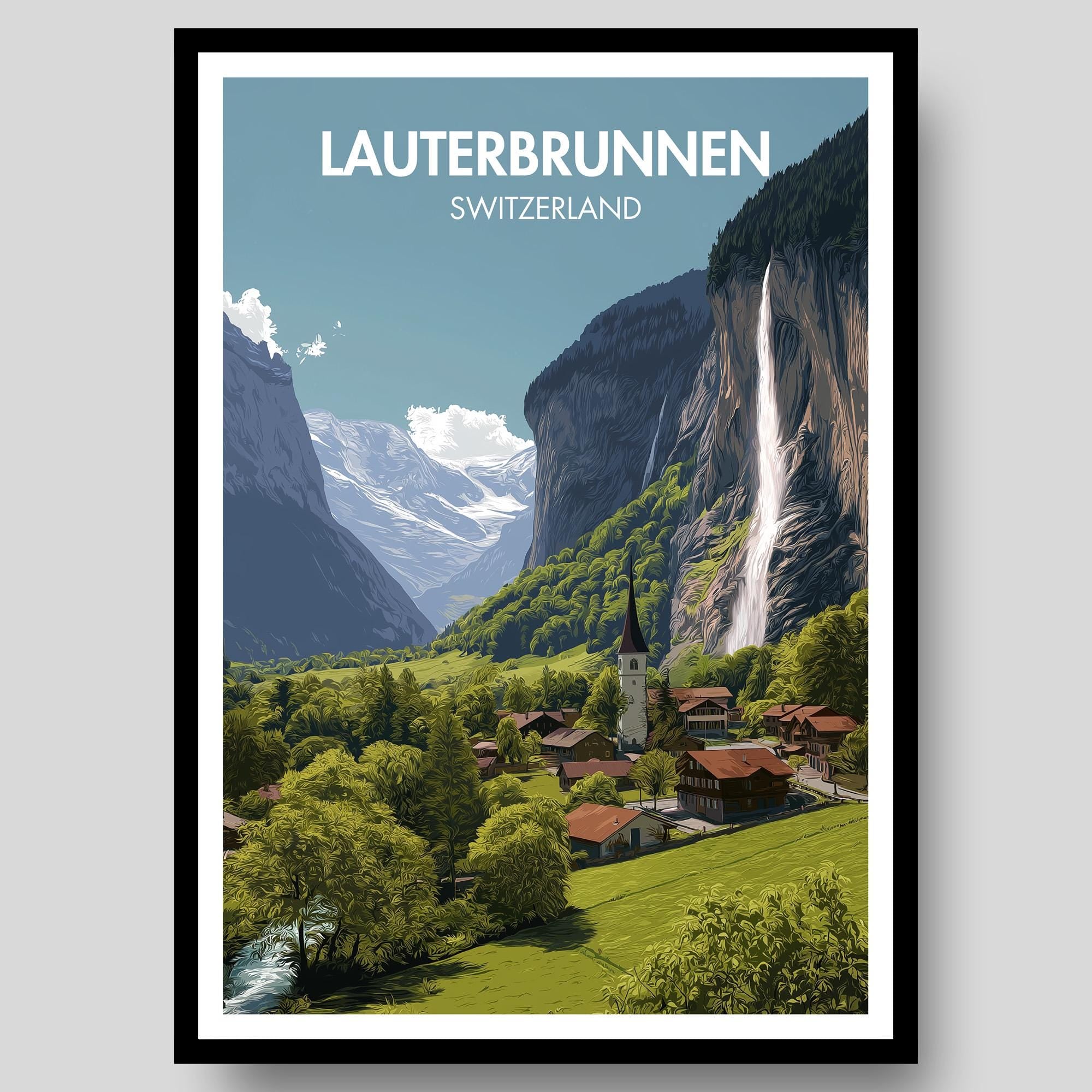 Lauterbrunnen Poster