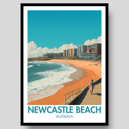 Newcastle Beach Poster