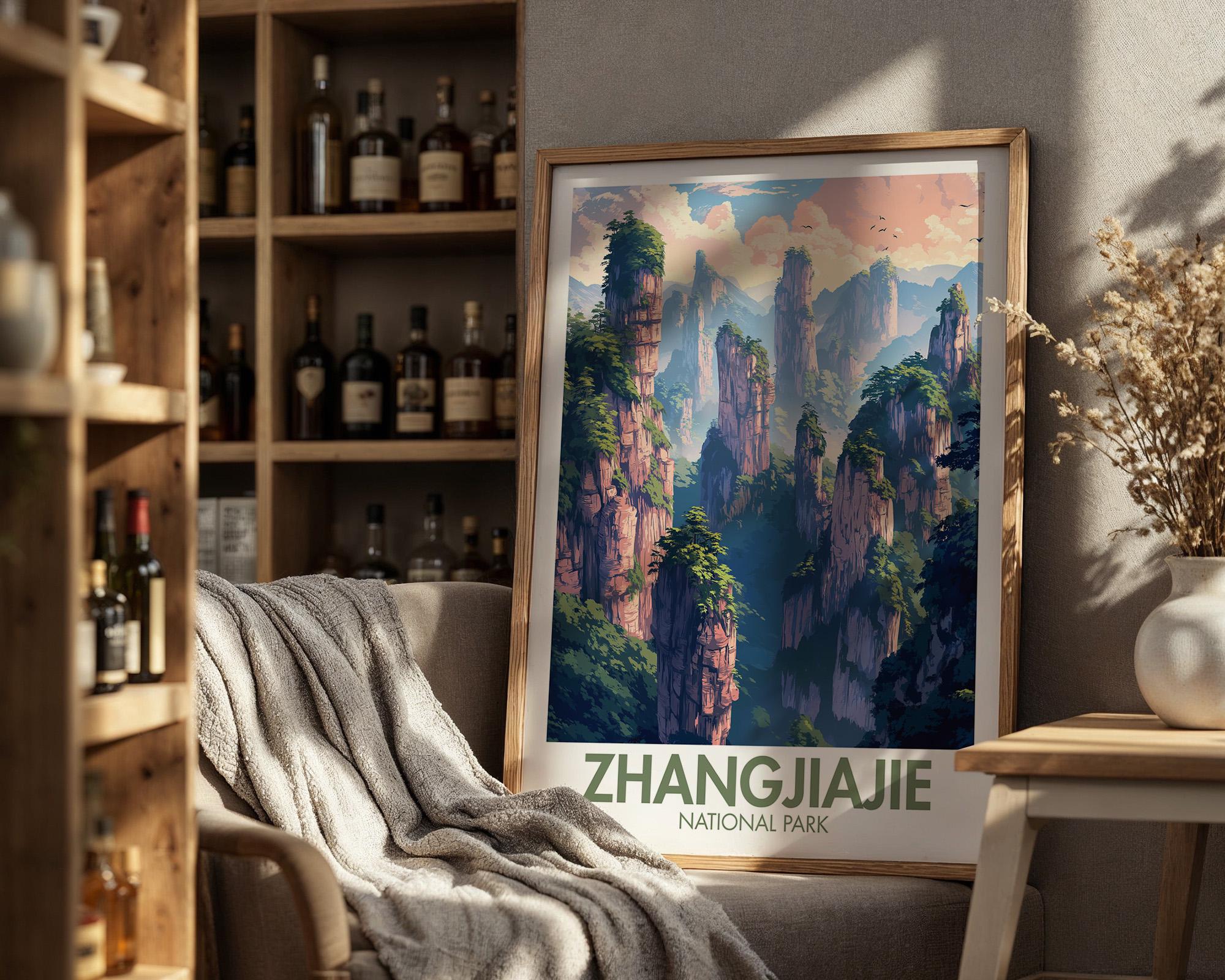 Zhangjiajie National Park Poster